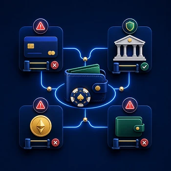 Payment method restrictions affecting withdrawal limits